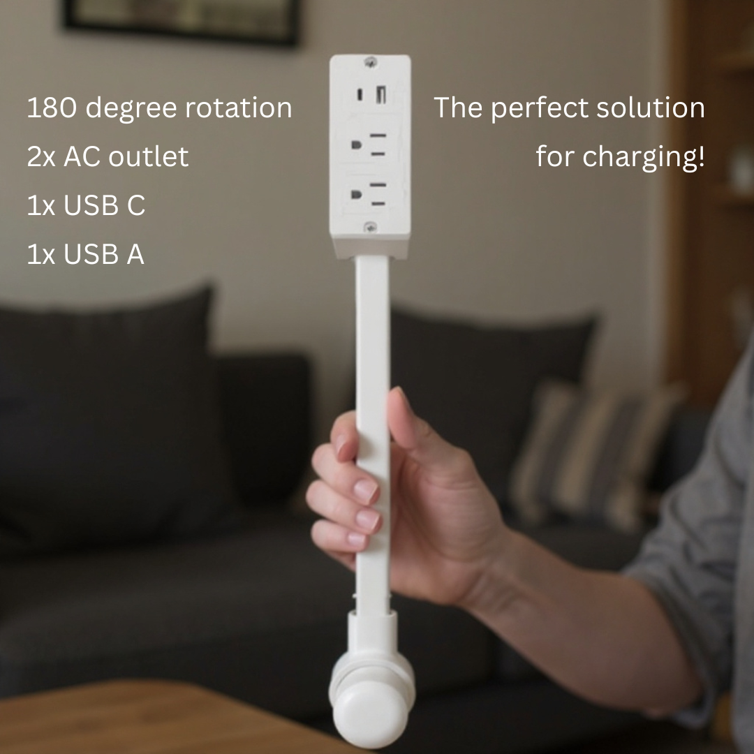 Adjustable Multi Plug Outlet Extender
